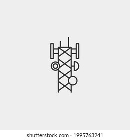 Antenna vector icon for web and design