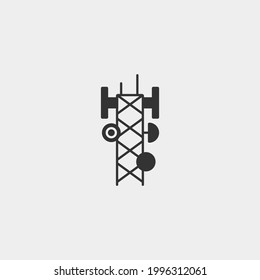 Antenna vector icon for web and design