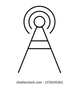 Antenna vector icon. Wifi icon