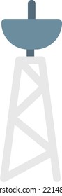 antenna Vector illustration on a transparent background. Premium quality symmbols. Glyphs vector icons for concept and graphic design. 
