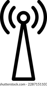 antenna  Vector illustration on a transparent background. Premium quality symmbols. Thin line vector icons for concept and graphic design.