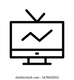 Dünnliniensymbol der Antennenlinie Vektorillustration 
