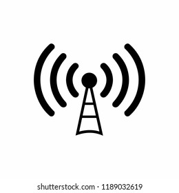 Antenna wave icon vector