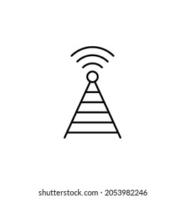 antenna, waves icon in Mobile network set