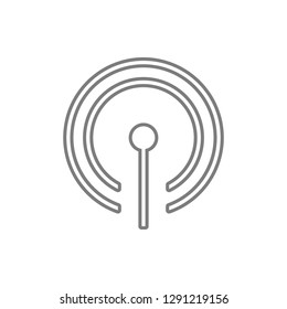 Antenna Wifi icon. Element of cyber security for mobile concept and web apps icon. Thin line icon for website design and development, app development