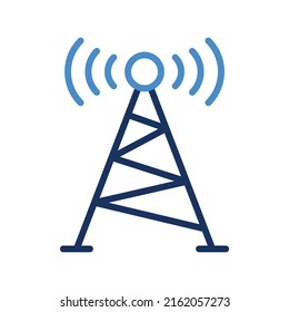 Antenna wireless Isolated Vector icon which can easily modify or edit

