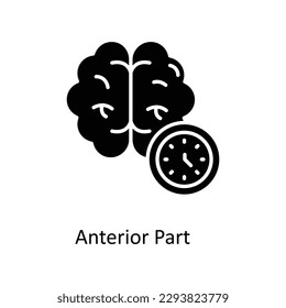 anterior part Vector    Solid Icons. Simple stock illustration stock