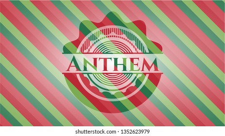 Anthem christmas badge background.