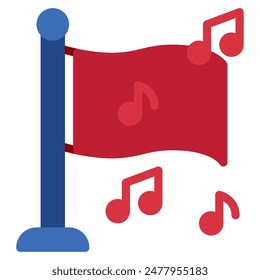 Anthem independence day culture vector