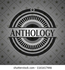 Anthology dark icon or emblem