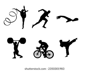 anthology of olympiad sports in vector form