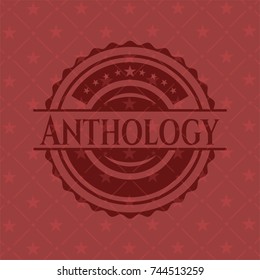 Anthology realistic red emblem