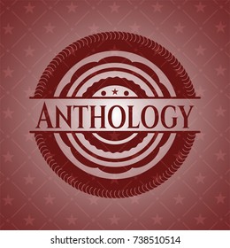 Anthology retro red emblem