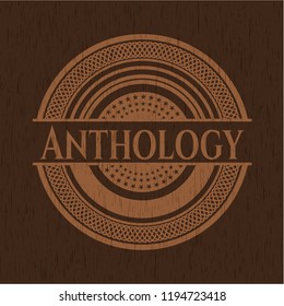 Anthology wood emblem. Retro
