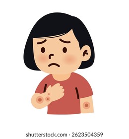 Concepto de enfermedad por infección por ántrax. Ilustración vectorial