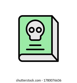 Anthropology, book icon. Simple color with outline vector elements of knowledge icons for ui and ux, website or mobile application