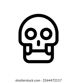 Anthropology. Editable stroke vector icon.