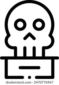 anthropology icon. Thin Linear Style Design Isolated On White Background