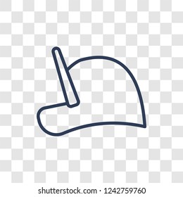 Anthurium icon. Trendy linear Anthurium logo concept on transparent background from Nature collection