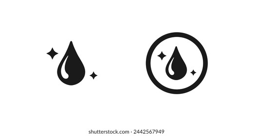 Anti aging serum icon or Anti aging serum symbol vector isolated. Best Anti aging serum icon for product packaging design element. Anti aging serum symbol for packaging design element.