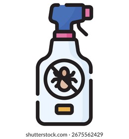 Anti Bug Modernes Vektorsymbol - Minimale Illustrationssymbolvorlage für Web Mobile App UI Design