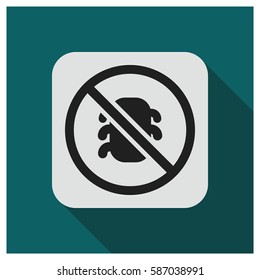Anti bug vector icon