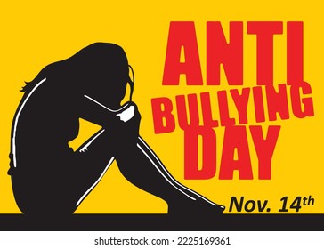 anti bullying day sad woman
