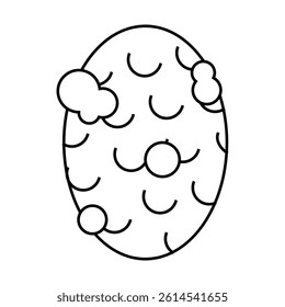 anti cellulite soap line icon vector. anti cellulite soap sign. isolated contour symbol black illustration
