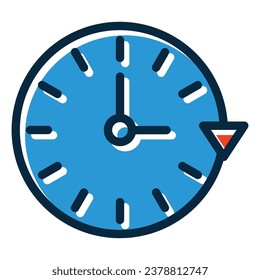 Anti Clockwise Vector Thick Line Filled Dark Colors Icons For Personal And Commercial Use.
