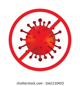 Anti Coronavirus Covid 19 symbols.