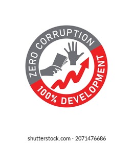 Anti Corruption Banner Design Concept