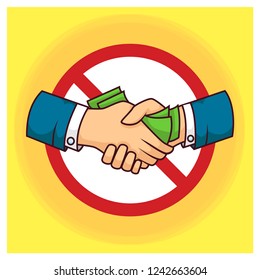 Anti Corruption Hand Sign