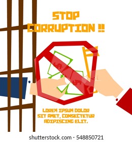 Anti corruption illustration
