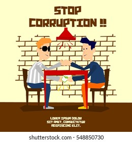 Anti corruption illustration