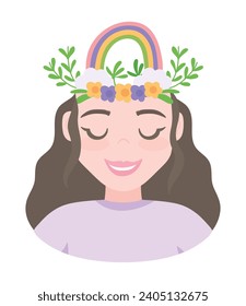 anti depression day celebration illustration