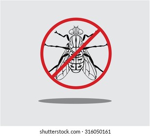 Anti fly sign 