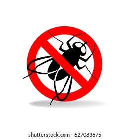 Anti fly vector simple sign for insecticide