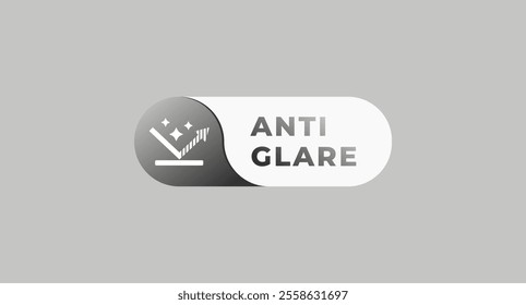 Anti glare label or anti glare design vector. Best Anti glare label for packaging product design, and more.