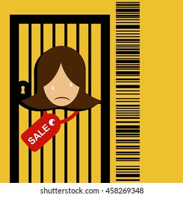 Anti Human Trafficking Campaign Vector Template