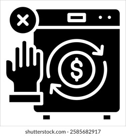 Anti Money Laundering Icon Element For Design