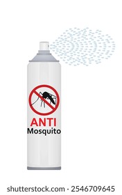 Anti mosquito spraying icon. vector