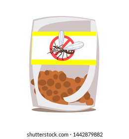 Anti Mosquito vector on white background