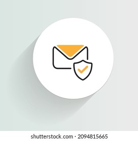 anti phishing icon vector design
