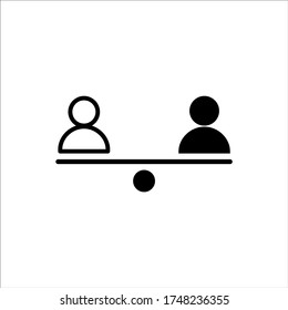 anti racism icon flat vector logo design trendy illustration signage symbol graphic simple