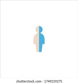 anti racism icon flat vector logo design trendy illustration signage symbol graphic simple