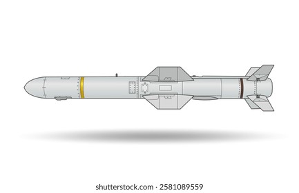 Anti ship missile with shadow