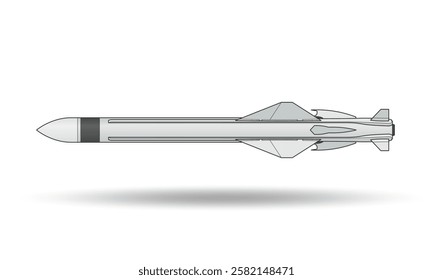 Anti ship missile with shadow