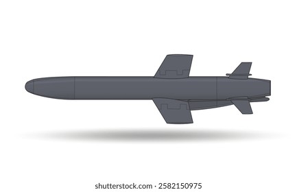 Anti ship missile with shadow