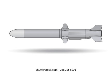 Anti ship missile with shadow