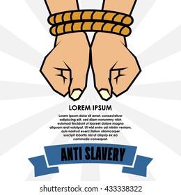 Anti Slavery campaign. Freedom day. 